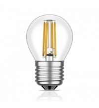 FL-LED Filament G45 6W E27 3000К 220V 600Лм 45*75мм FOTON LIGHTING - лампа светодиодная шарик прозрачная