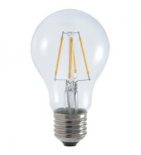FL-LED Filament A60 6W E27 3000К 220V 600Лм 60*109мм FOTON LIGHTING - лампа светодиодная груша прозрачная