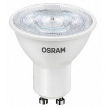Лампа светодиодная LED Star PAR16 80 110 7W 830 230V GU10 матовая 3000К тепл. бел. 700лм 220-240В пластик. OSRAM 4058075481497