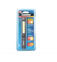 Фонарь-ручка LED51521 COB LED+1W LED 3XR03 пластик магнит клипса блистер Camelion 13361