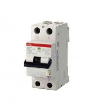 Выключатель автоматический дифференциального тока 2п (1P+N) C 16А 30мА тип AC 4.5кА DS201 L 2мод. ABB 2CSR245040R1164