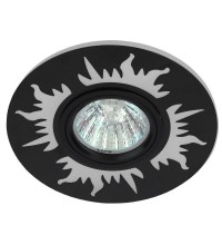 Светильник DK LD30 BK 11Вт MR16 220В точечный; декор со светодиодной подсветкой черн. ЭРА Б0036498