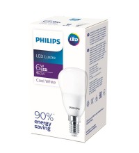 Лампа светодиодная Ecohome LEDLustre 6-60W E14 840 P45NDFR Philips 929002274037