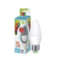 Лампа светодиодная LED-свеча-standard 7.5Вт свеча 4000К белый E27 675лм 160-260В ASD 4690612003955