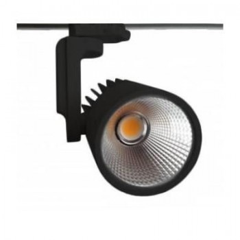 Cветильник трековый светодиодный FL-LED LUXSPOT 45W BLACK 3000K 4500Лм 45Вт 220-240В FOTON